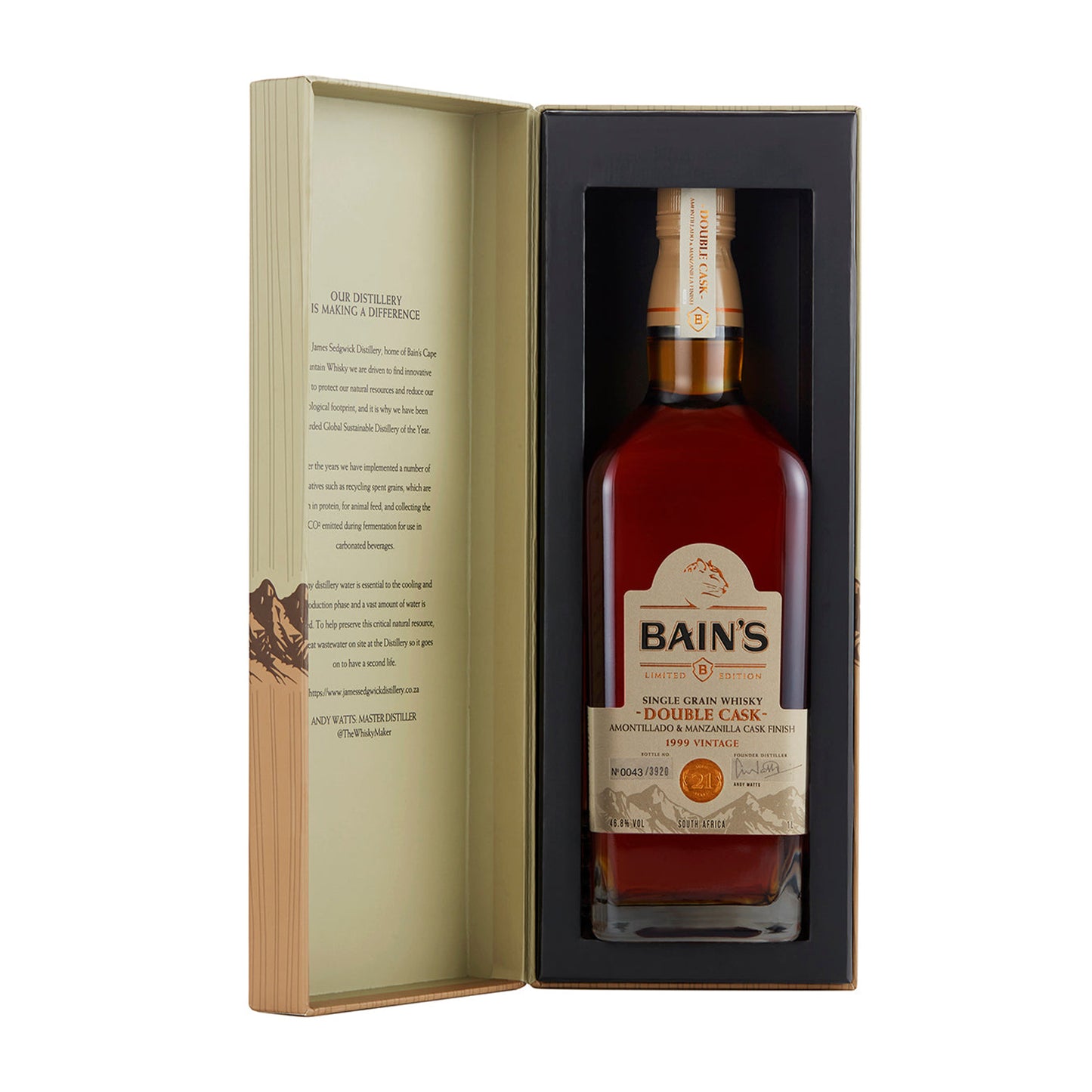 Bain's 21YO Double Cask
