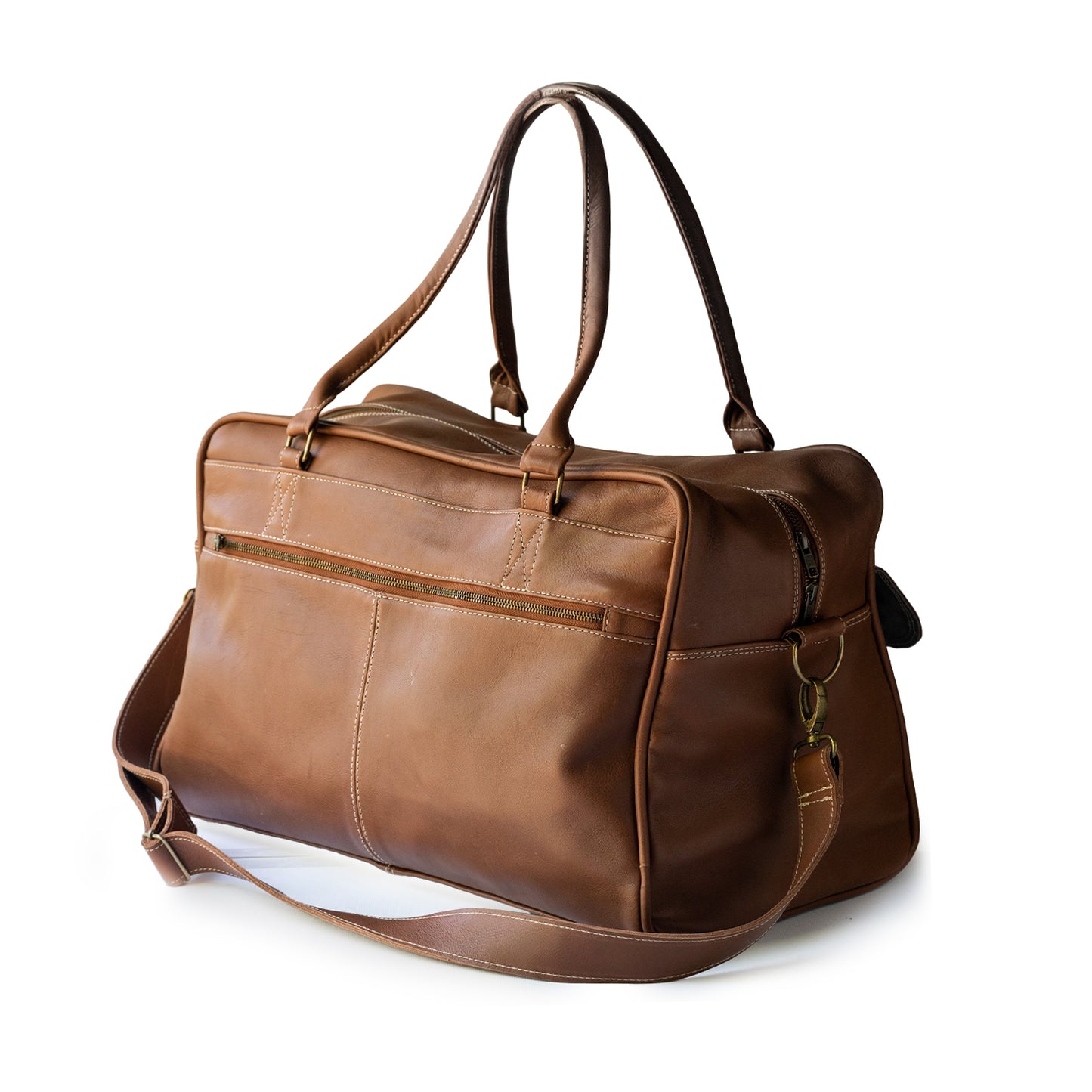 JSD Leather Duffle Bag