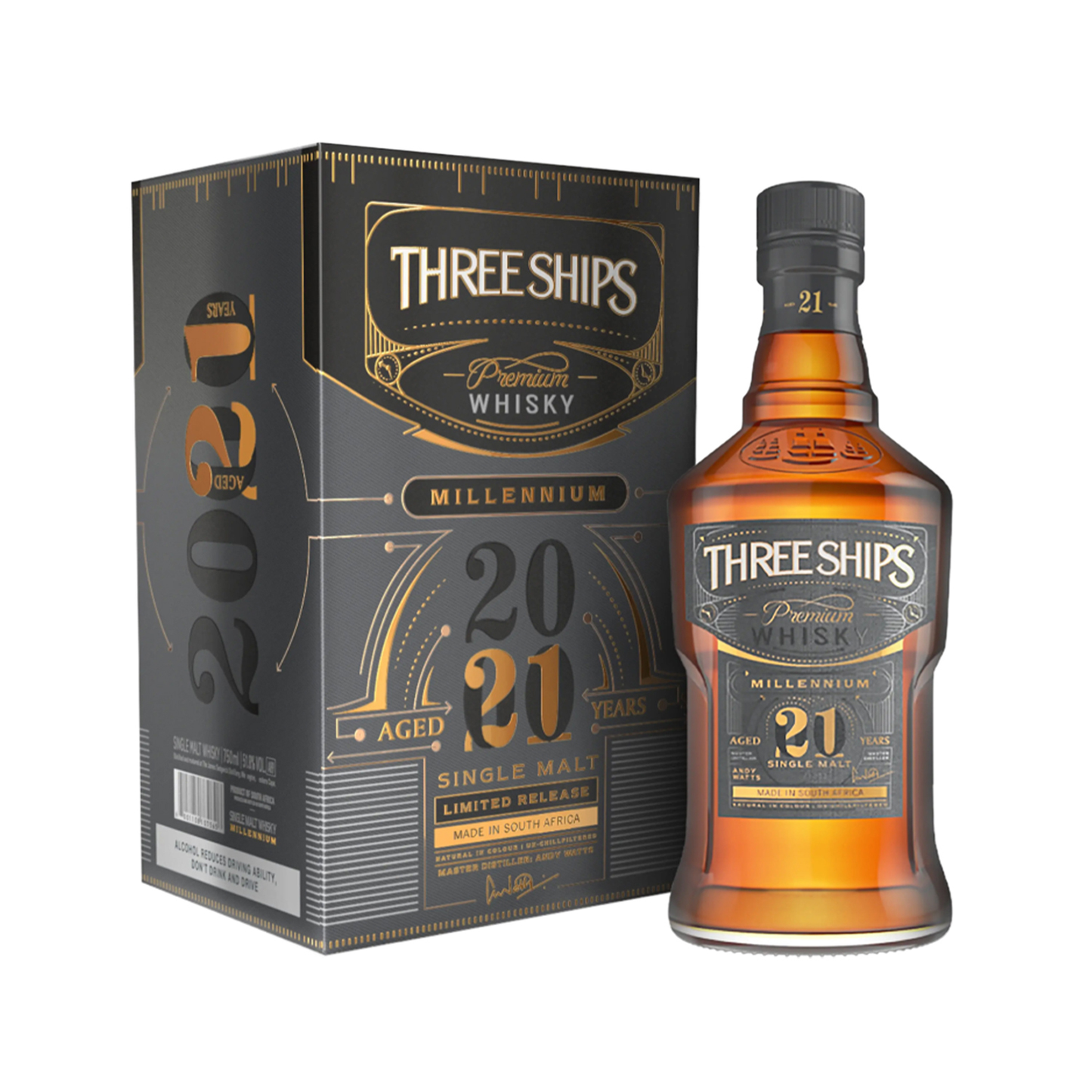 Three Ships Whisky 21YO Millennium