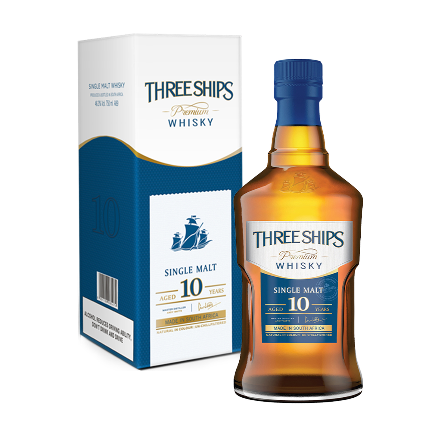 Three Ships Whisky 10YO Single Malt Non-Vintage