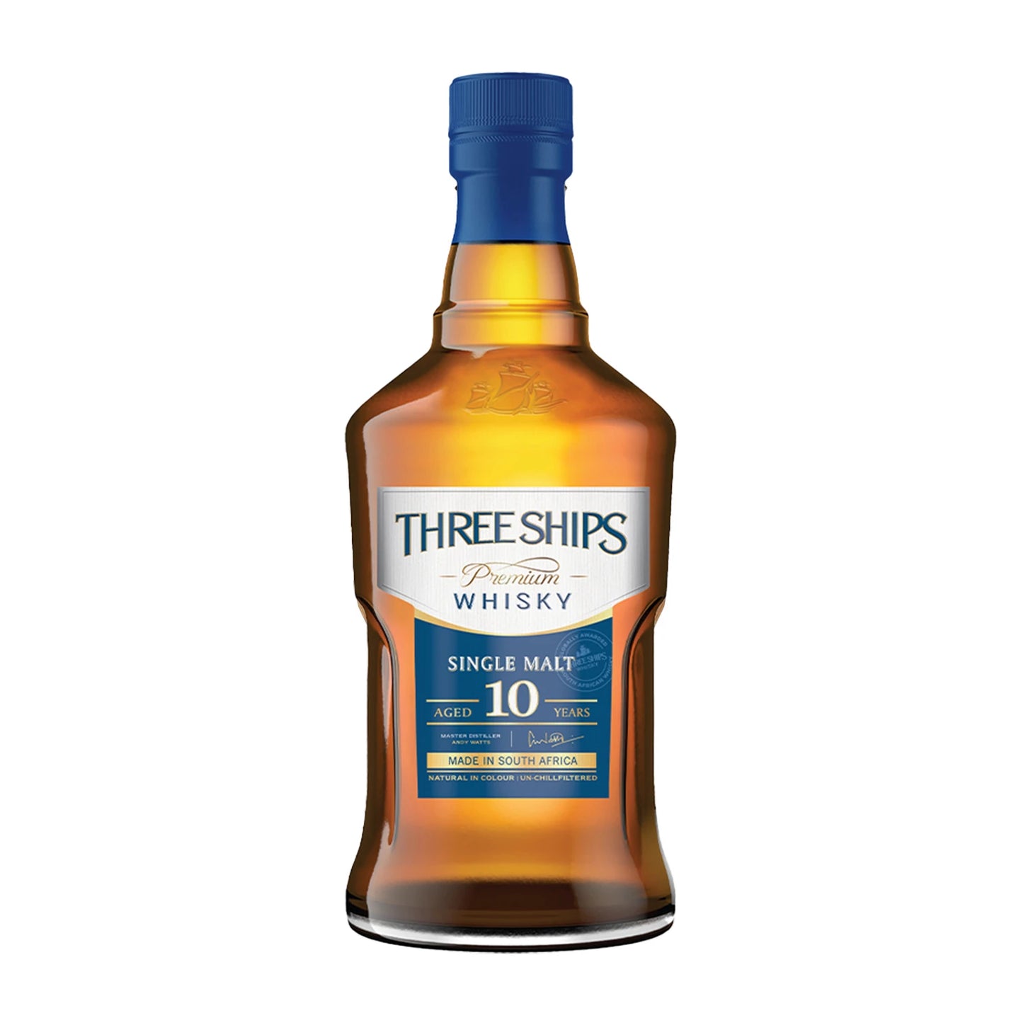 Three Ships Whisky 10YO Single Malt 2008 Vintage & 2 Glass Giftset