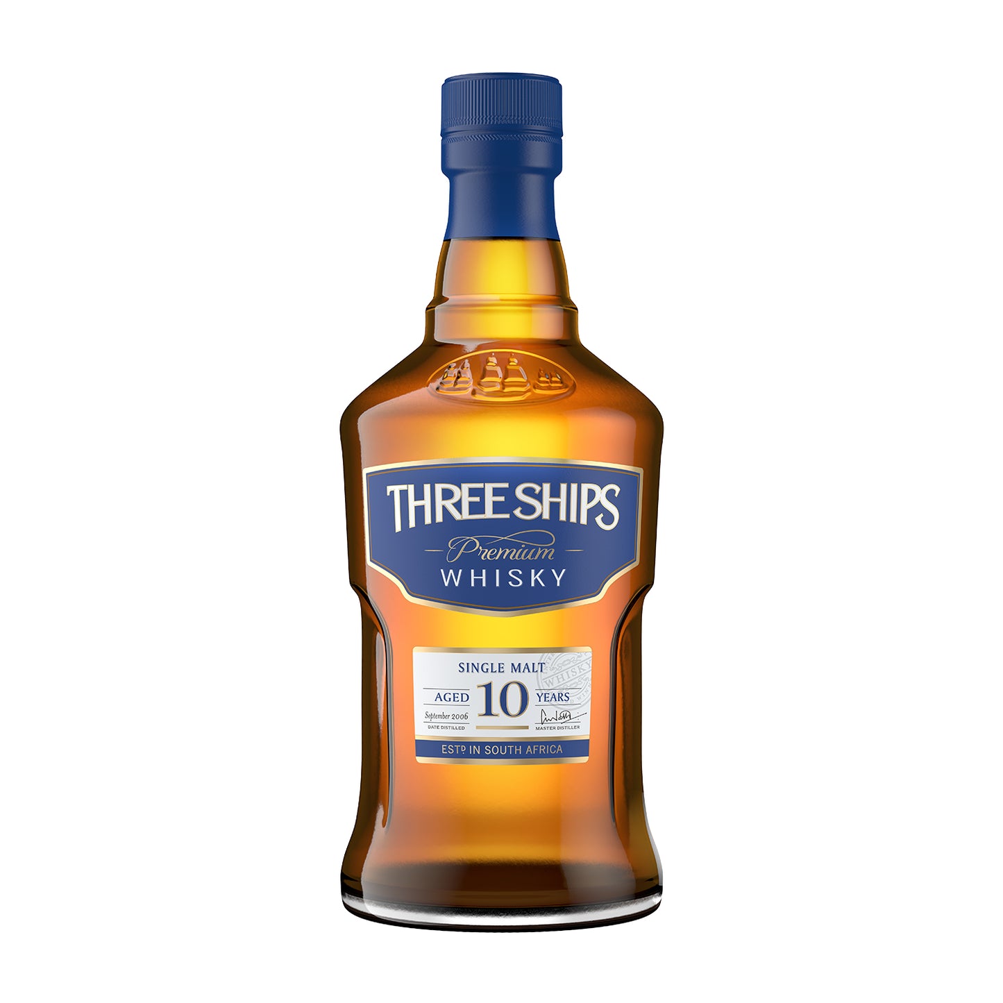 Three Ships Whisky 10YO Single Malt 2006 Vintage & 2 Glass Giftset